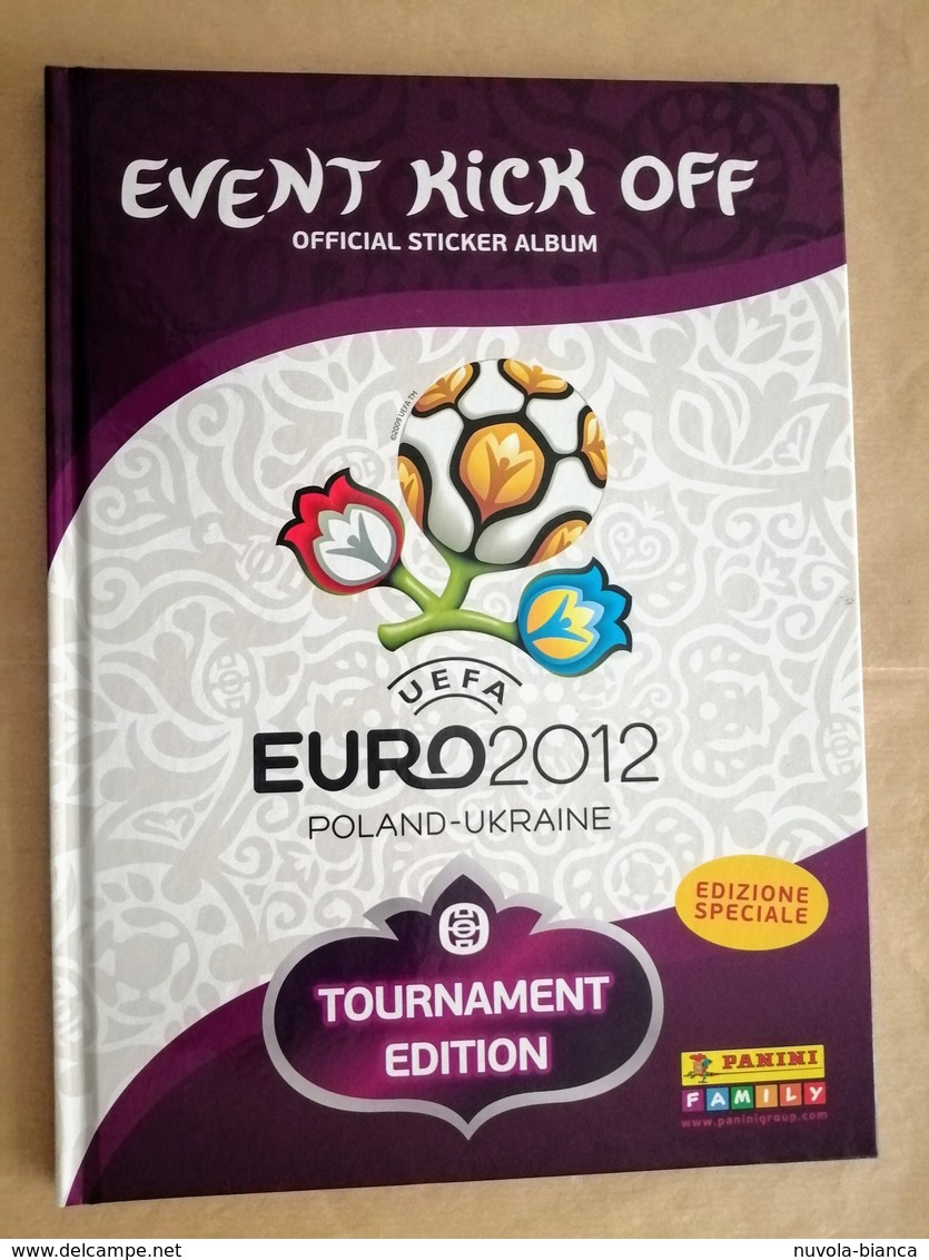 Euro 2012 Album Vuoto, Cartonato  Edizione Speciale Tournament Edition  Famyli Panini, Poland Ukraine Uefa - Italian Edition