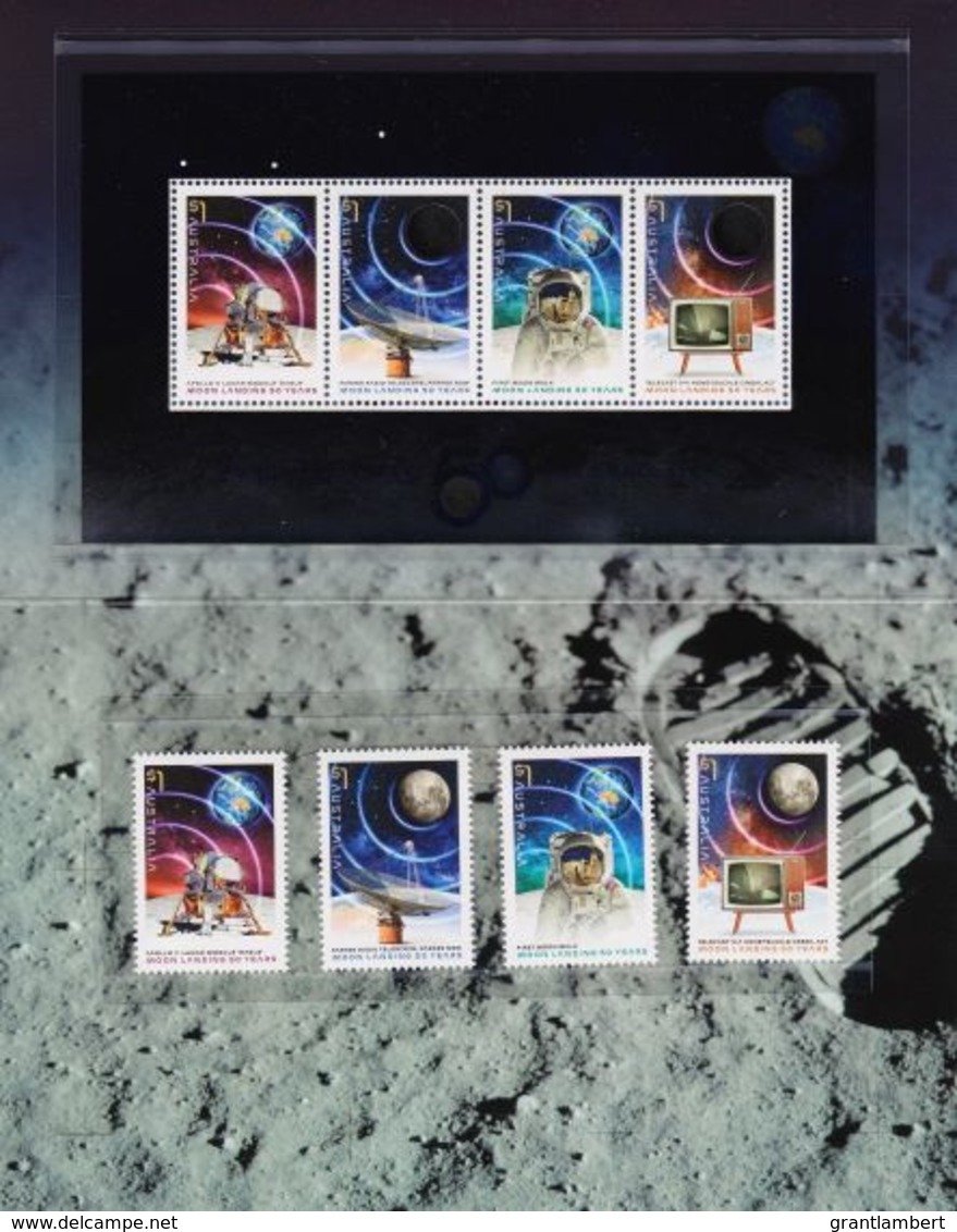 Australia 2019 Moon Landing 50 Years Presentation Pack - Presentation Packs