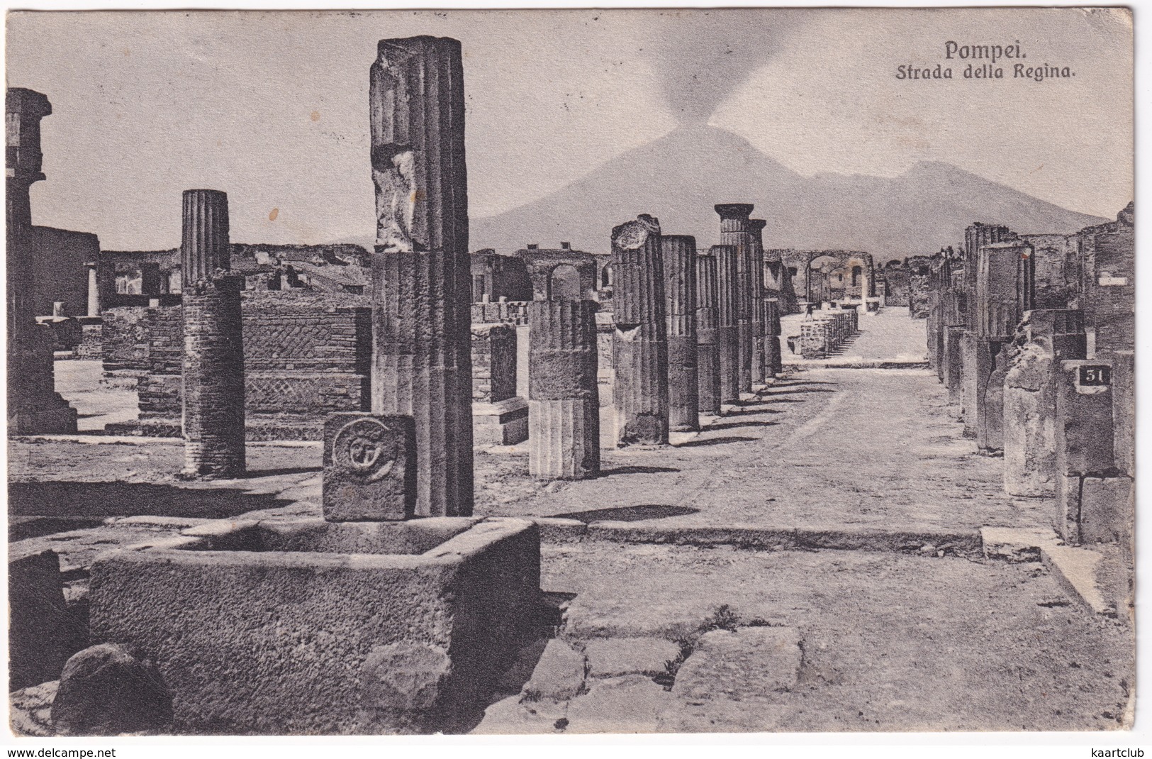 Pompei - Strada Della Regina  - (24. Grand Hotel Suisse, Pompei) - 1908 - Pompei