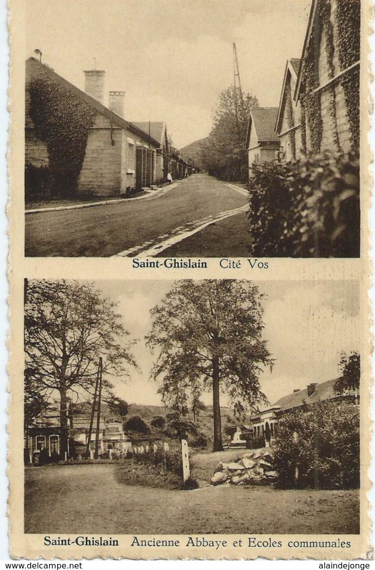 Saint-Ghislain - Cité Vos - Ancienne Abbaye Et Ecoles Communales - Editeur Imprimerie Bertrand - 1950 - Saint-Ghislain