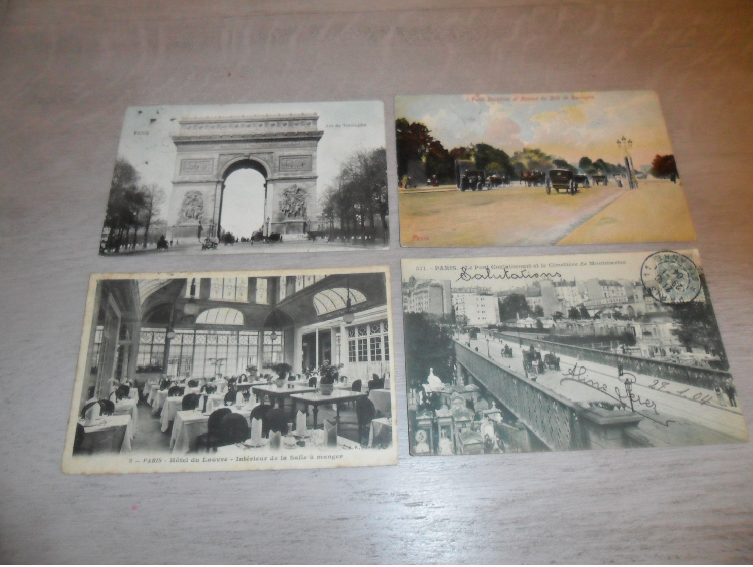 Beau lot de 60 cartes postales de France  Paris   Mooi lot van 60 postkaarten van Frankrijk  Parijs  - 60 scans