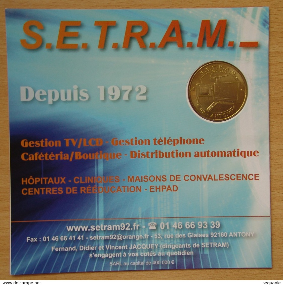 Médaille Touristique SETRAM 2012 - 2012