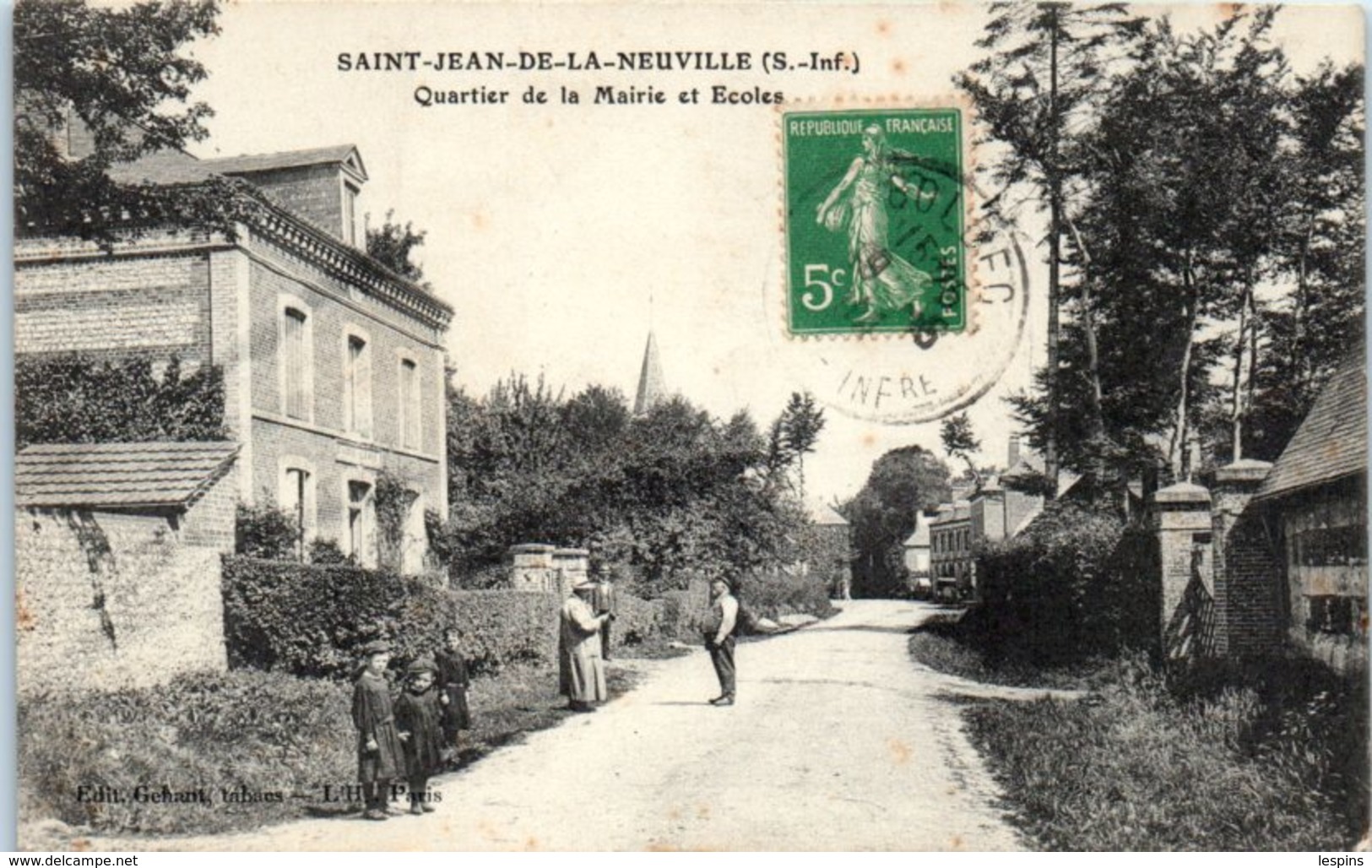 76 - SAINT JEAN De La NEUVILLE -- Quartier De La Mairie Et Ecoles - Altri & Non Classificati