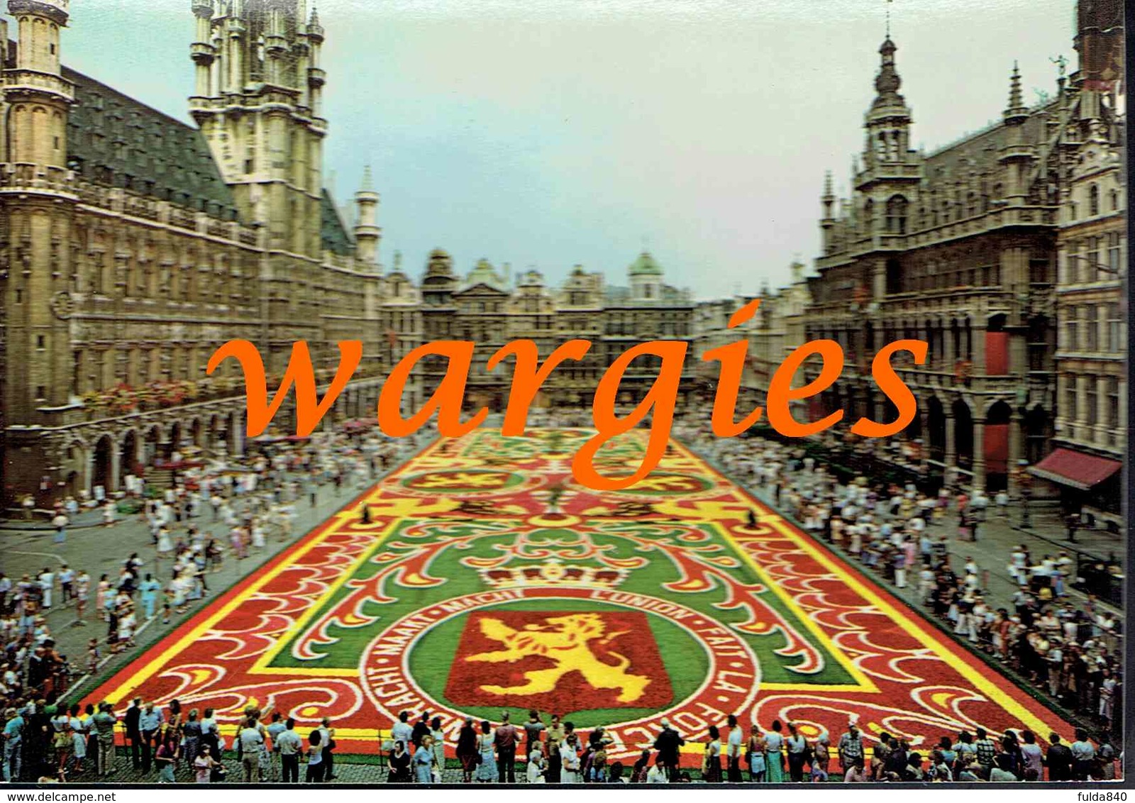 CPSM.   BRUXELLES.    Grand Place Et Tapis De Fleurs .     (animée) - Fêtes, événements