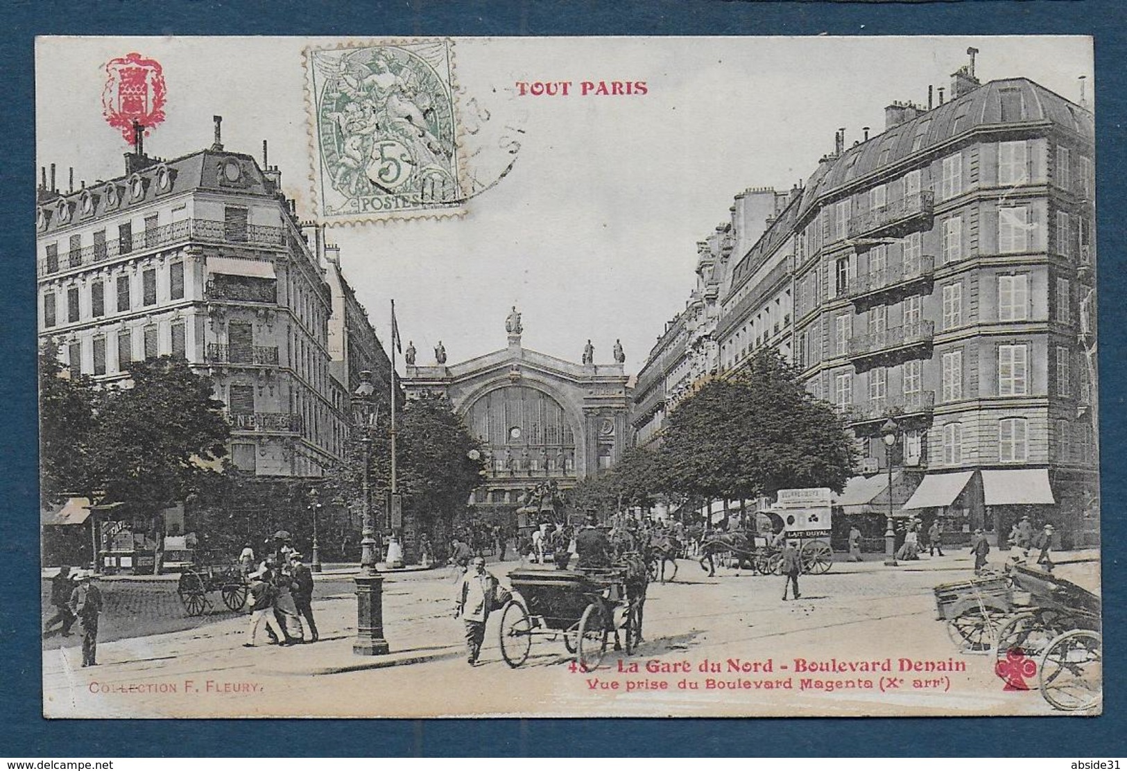 TOUT PARIS - La Gare Du Nord - Boulevard Denain ( Xe Arrt ) - Arrondissement: 10