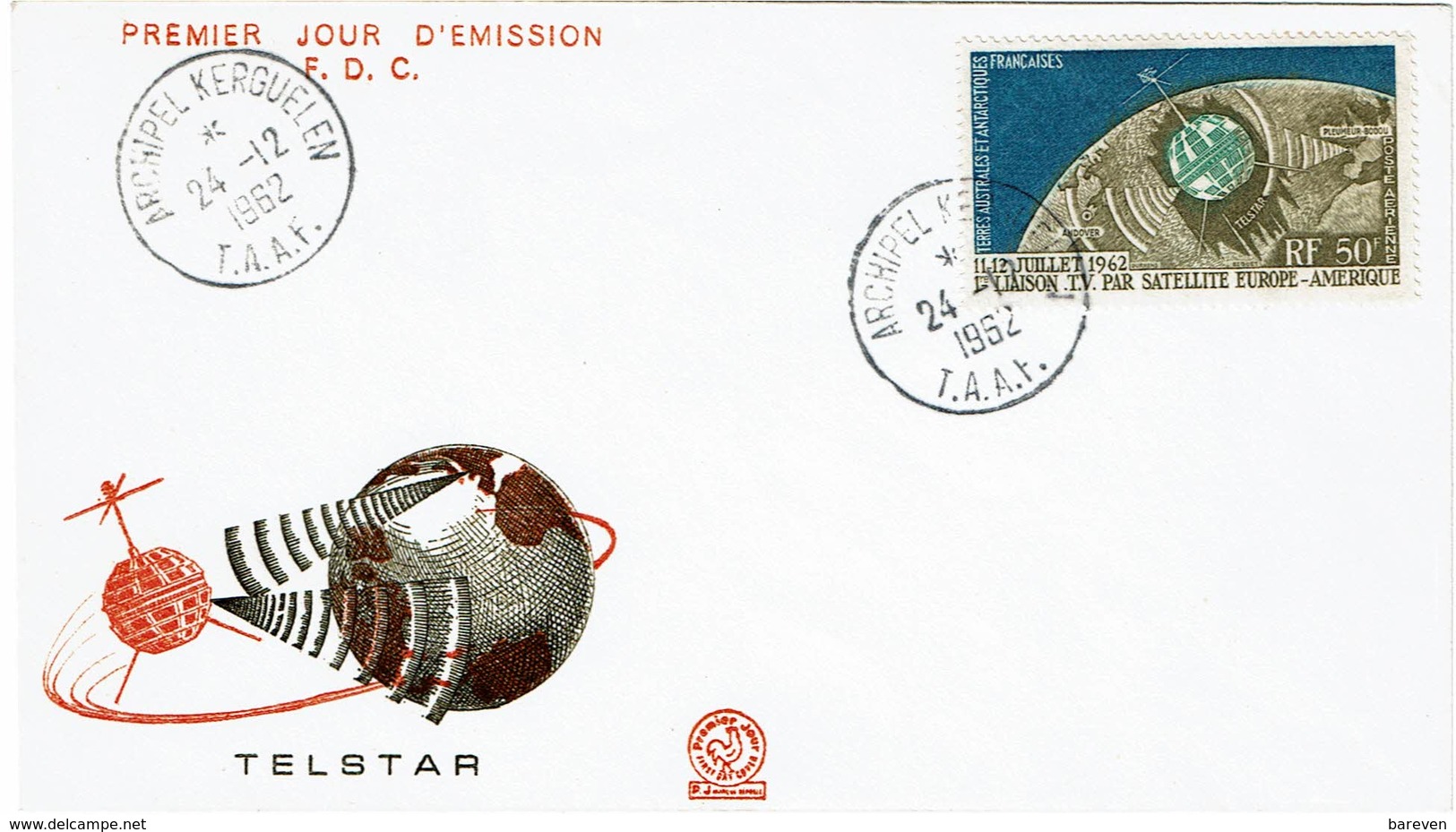 1962 Telstar Special FDC - FDC