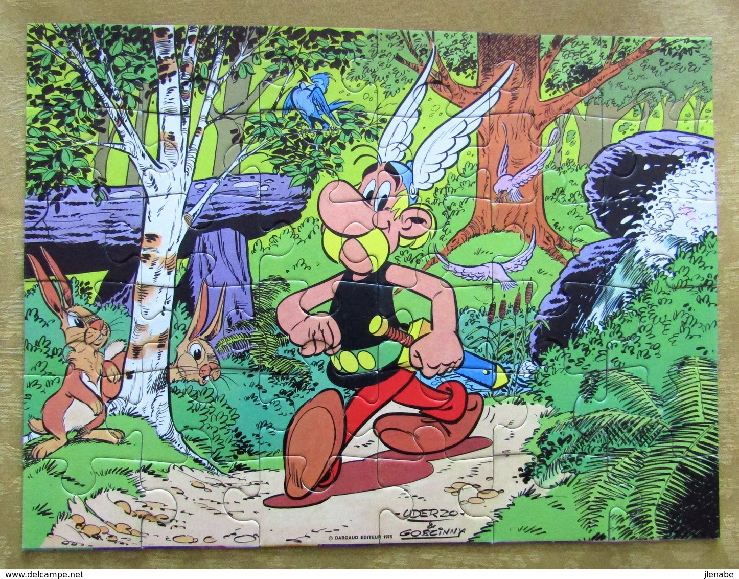 ASTERIX Dans Les Bois Boite 2 Puzzles Dargaud 1975 36 + 48 Pièces - Puzzels