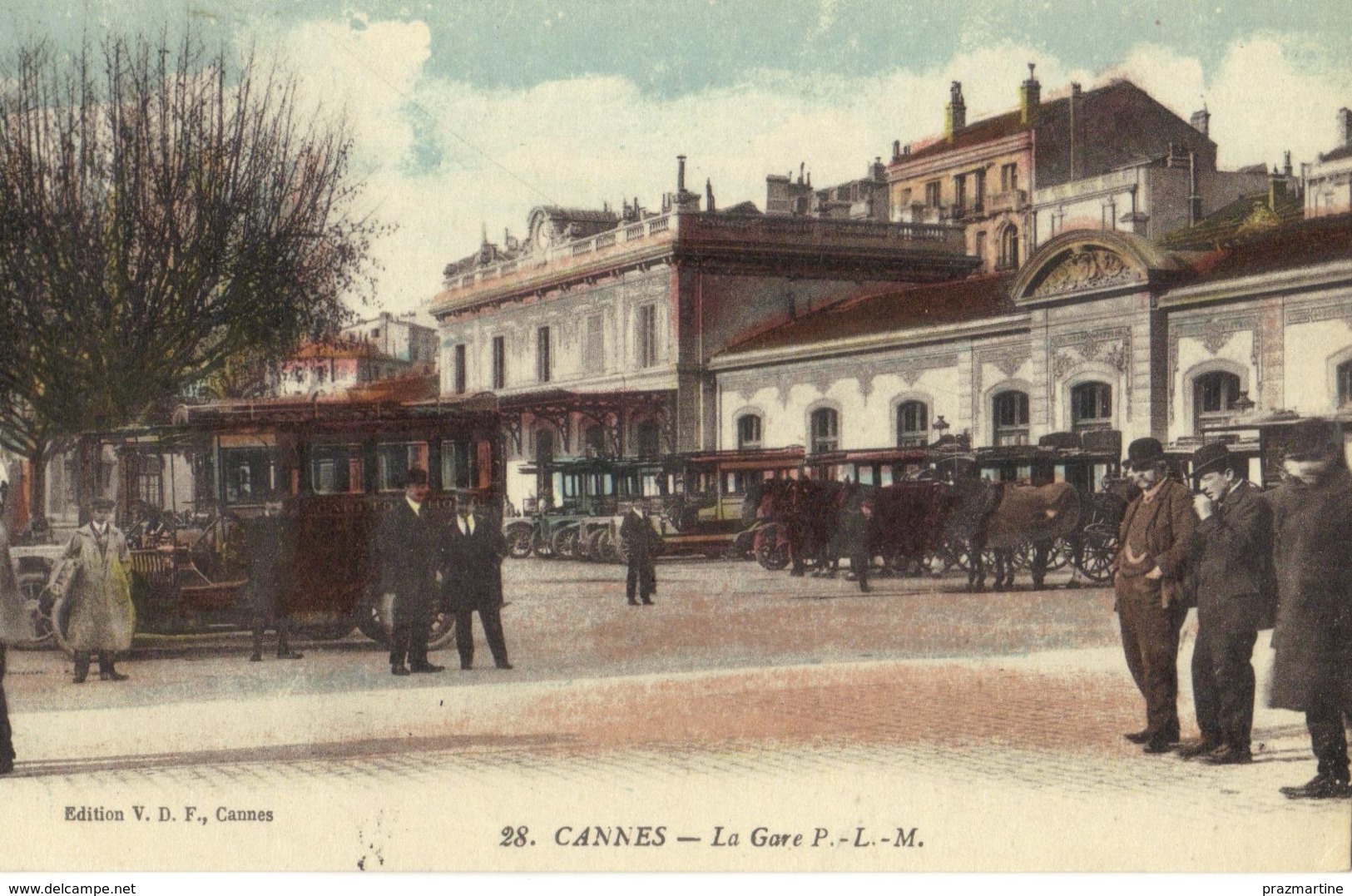 CPA  CANNES - La Gare  P-L-M - Alpes Maritimes - 06 - Cannes