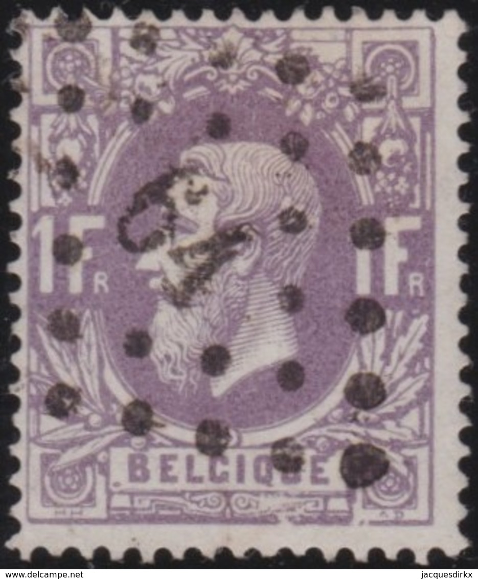 Belgie    .    OBP    .    36      .     O       .      Gebruikt .   /   .  Oblitéré - 1869-1883 Léopold II