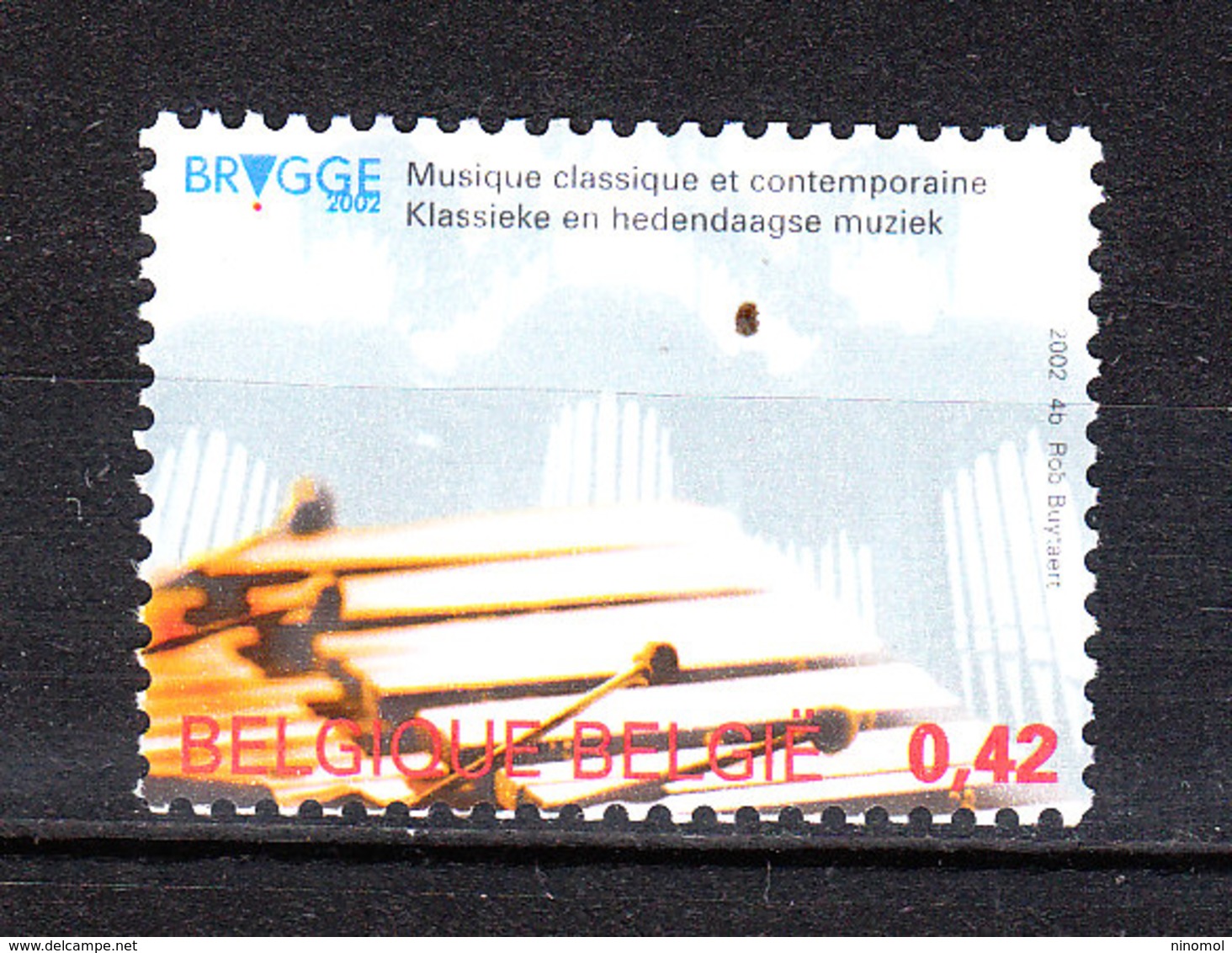 Belgio  - 2002. Bruges, Capitale Culturale Della  Musica: Capitale Culturelle De La Music. MNH - Musica
