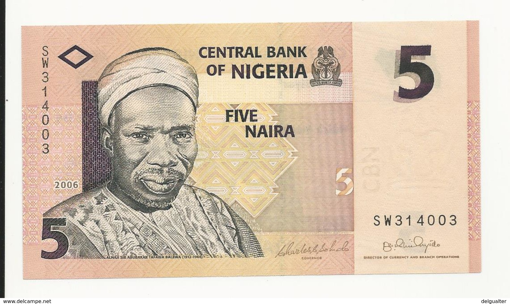 Nigeria 5 Naira 2006 UNC - Nigeria