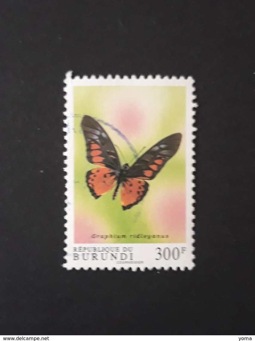 N° 1001      Papillon  -  Graphium Ridleyanus - Oblitérés