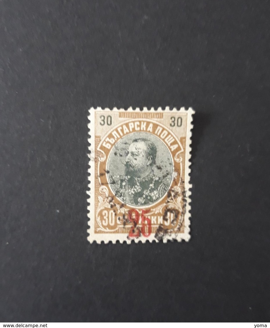 N° 68        Ferdinand 1er  -  Surcharge 25 Sur 30 - Used Stamps