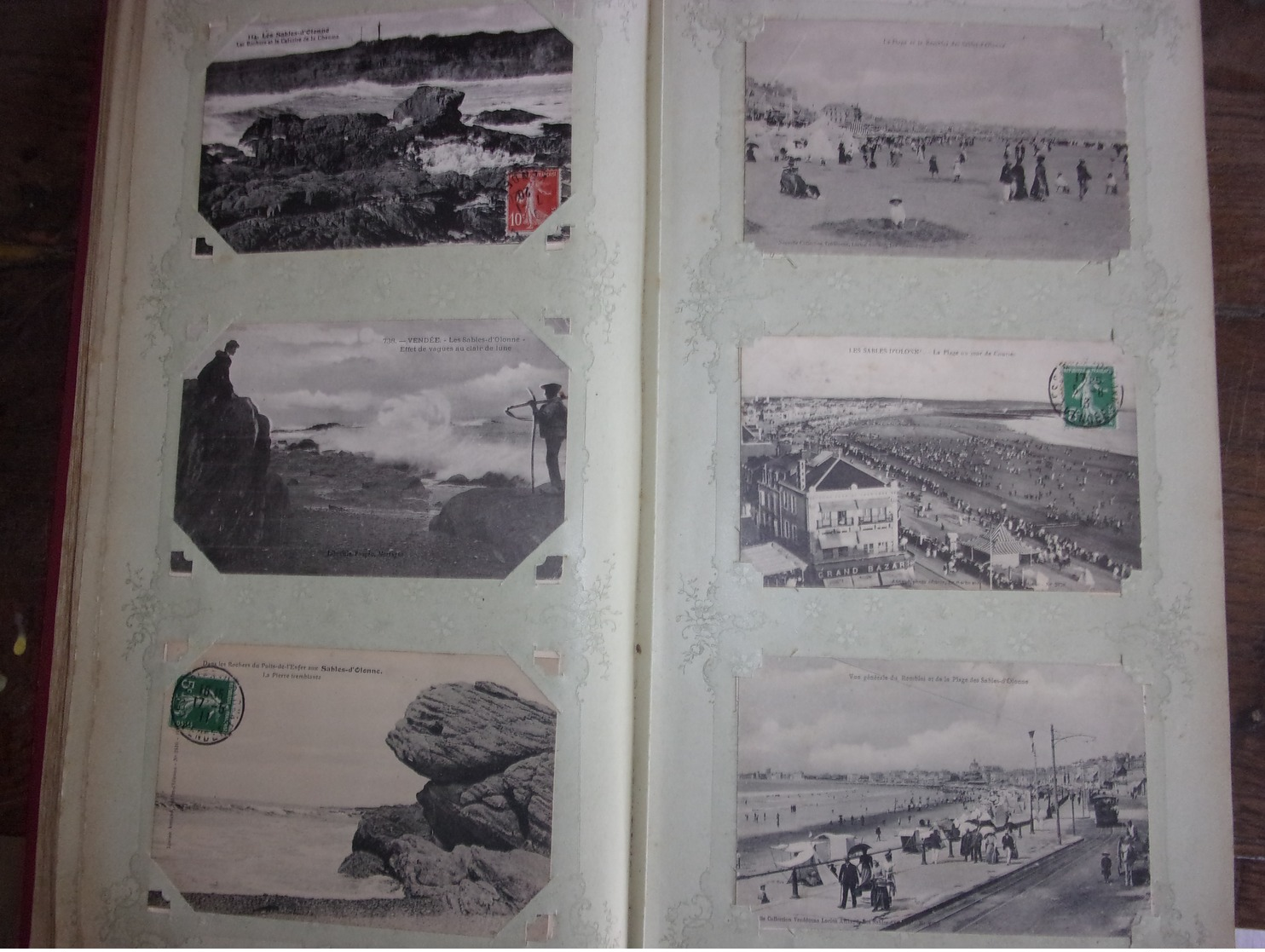 AU PLUS RAPIDE 1 album ancien  plus  360 cartes postales anciennes france en bon etat