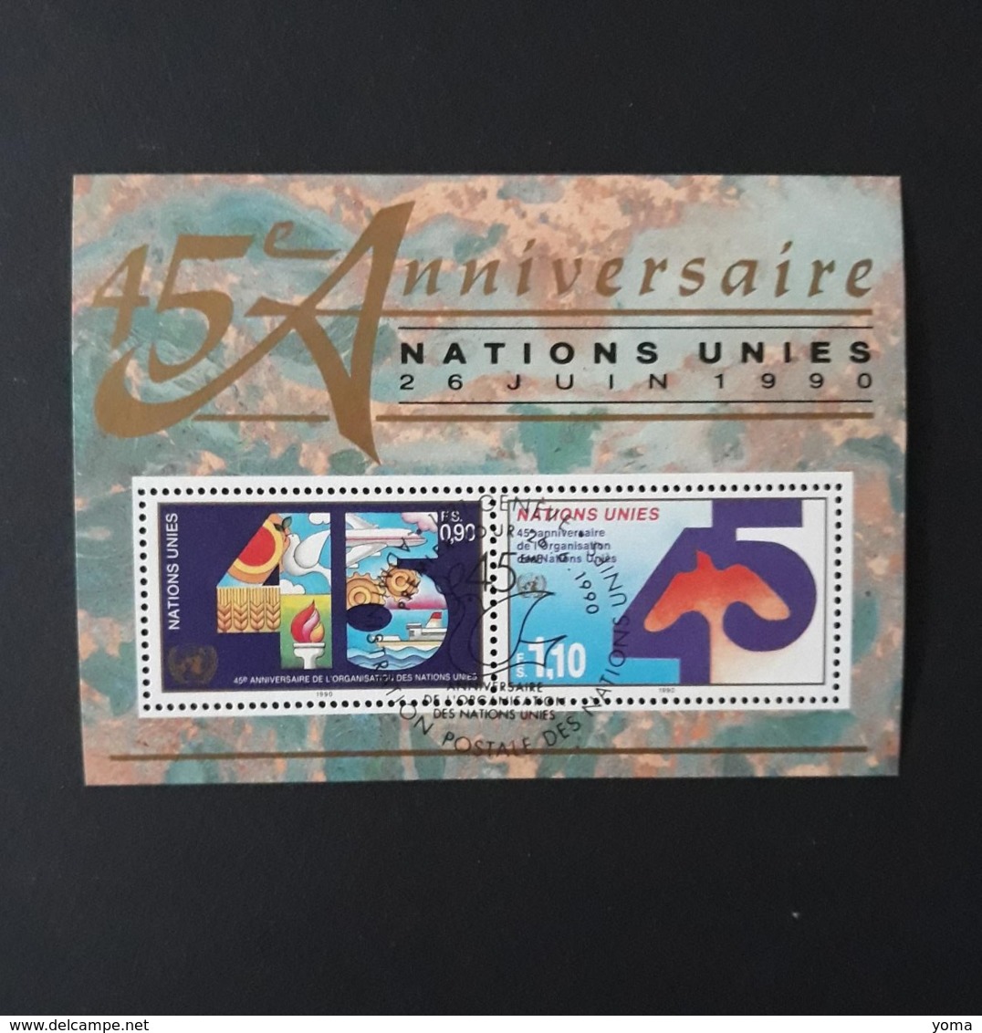 N° 6        45 Ans Des Nations-Unies  - Oblitéré - Blocks & Kleinbögen