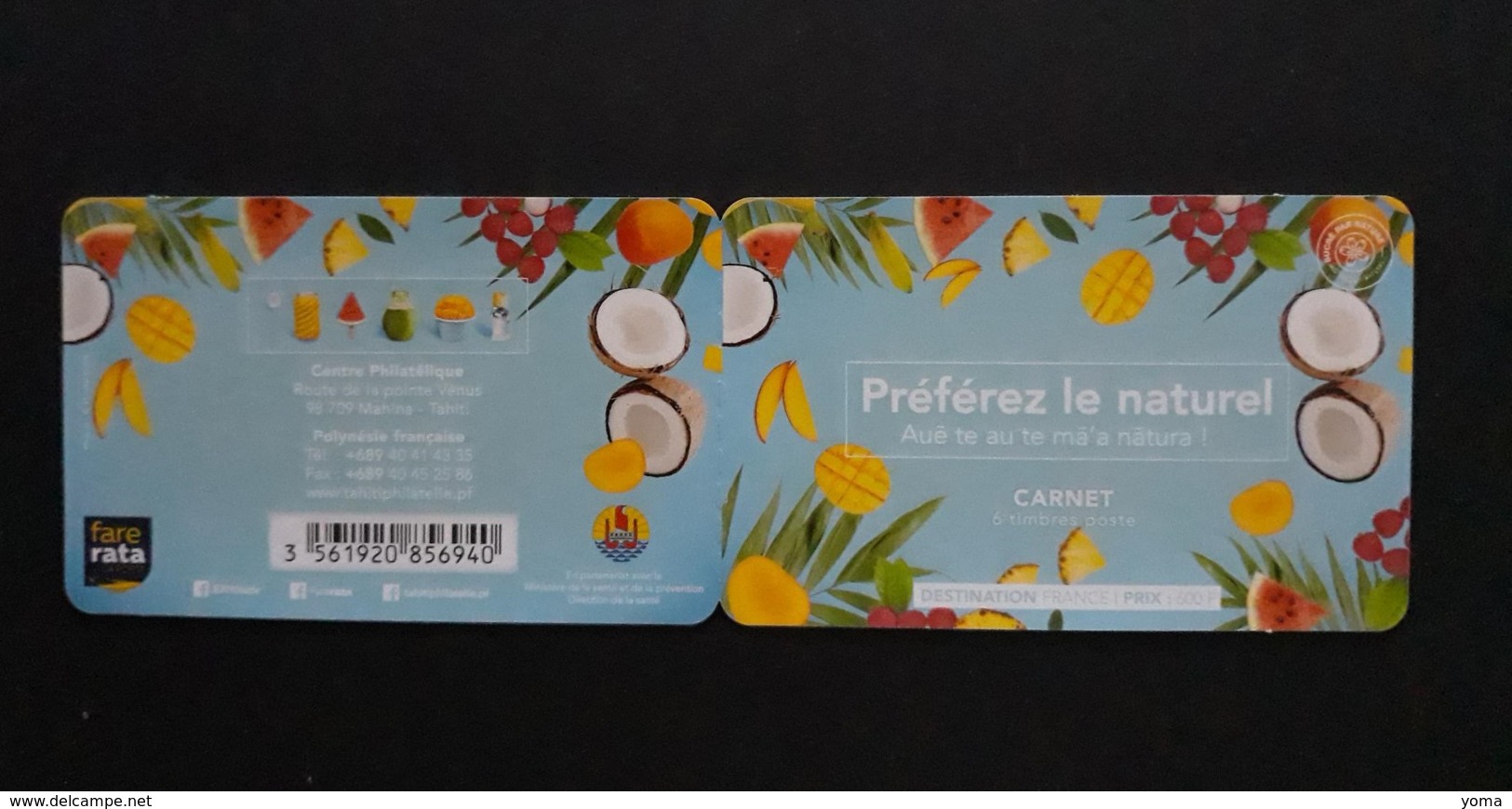 Préférez Le Naturel  -  Carnet De 6 Timbres Autocollants  -  Neufs - Carnets