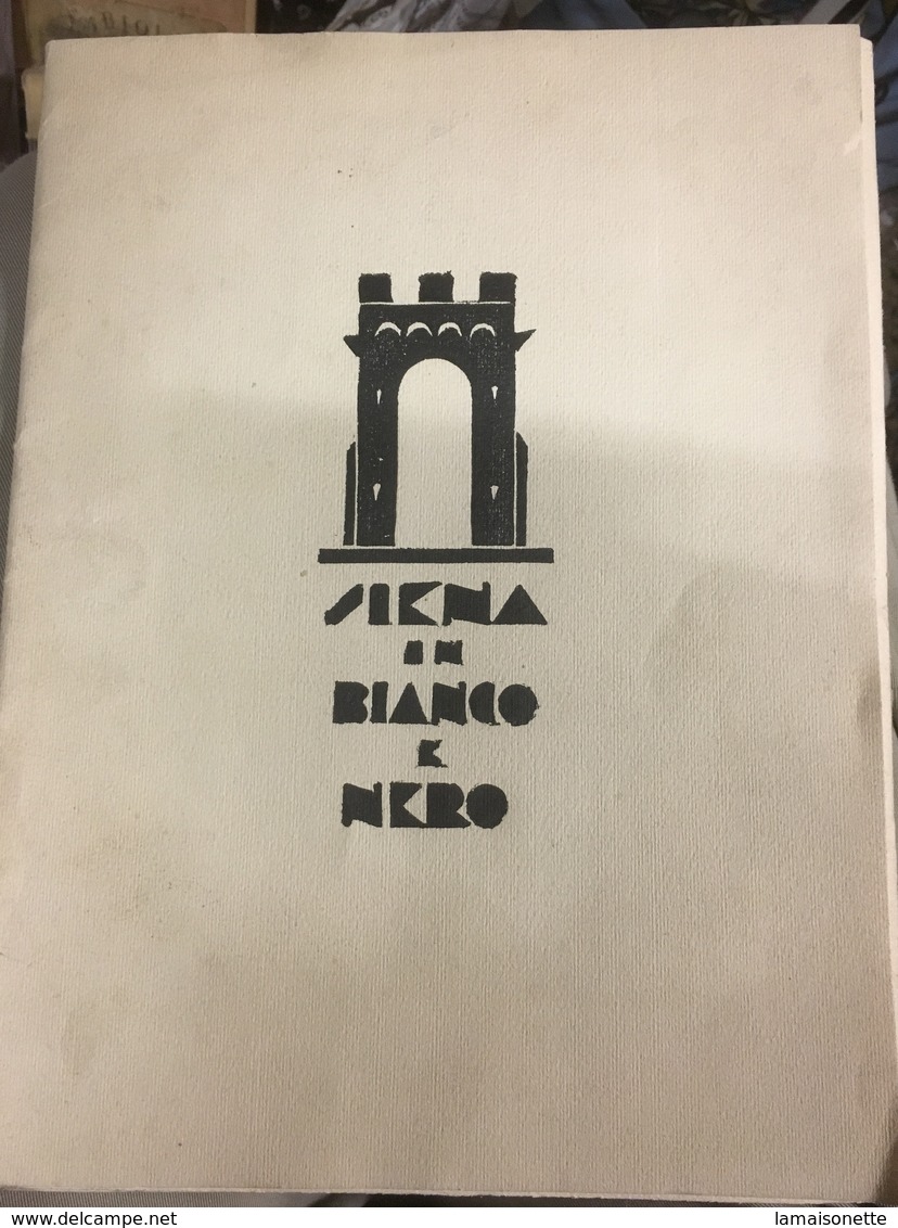 Siena 12 Litografie 1931 Siena In Bianco E Nero Pubblicita’ Ditta Amadii & Nipote - Siena