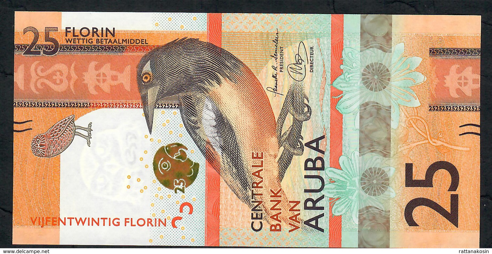 ARUBA NLP 25 FLORIN 2019 UNC. - Aruba (1986-...)
