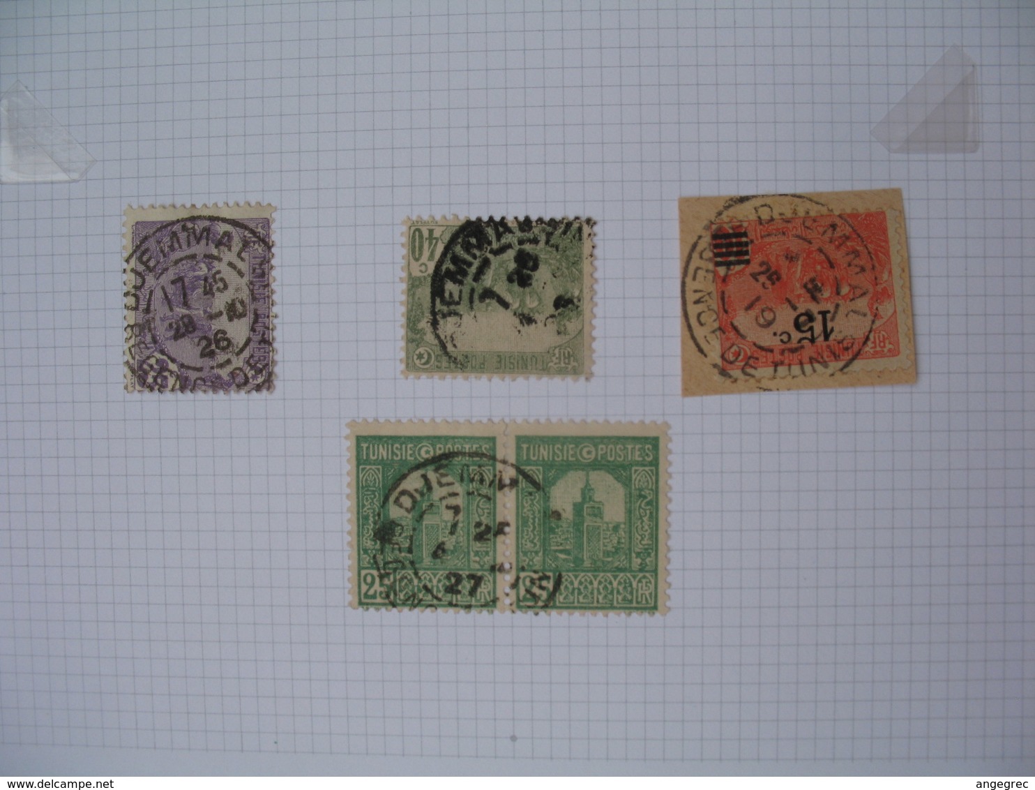 Tunisie Lot De Timbres, Oblitération  choisies De Djemmal   Voir Scan - Oblitérés