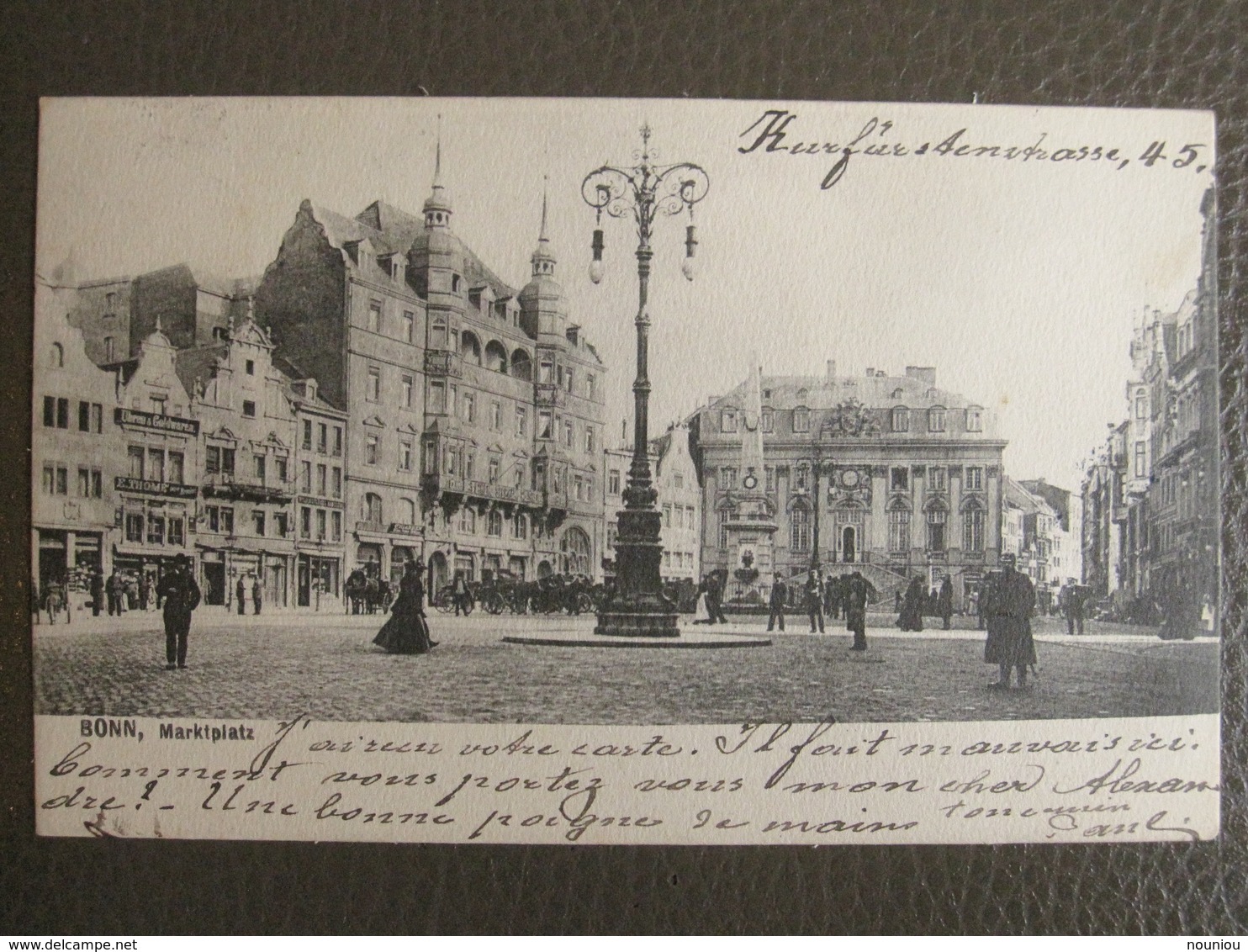 Postkarte 1903 - Bonn - Marktplatz - Bonn