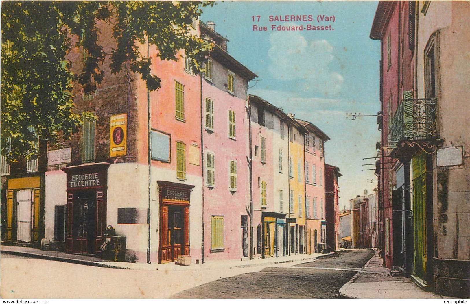 83 - SALERNES - Rue Basset En 1946 - Salernes