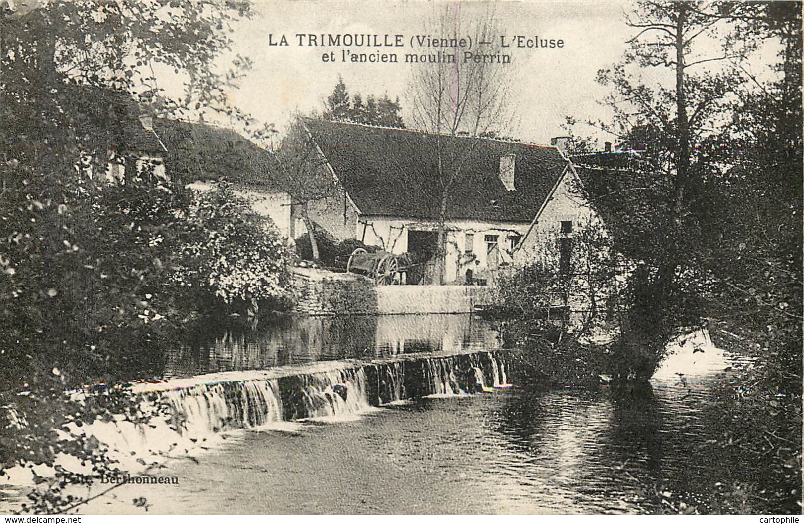 86 - LA TRIMOUILLE - L'ecluse Et L'ancien Moulin - La Trimouille