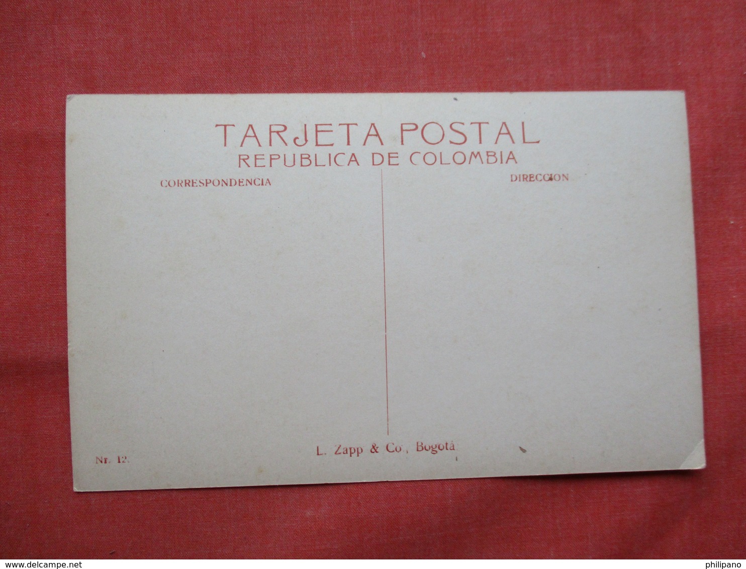 RPPC   Colombia Bogota  Capitol   Ref  3482 - Colombia