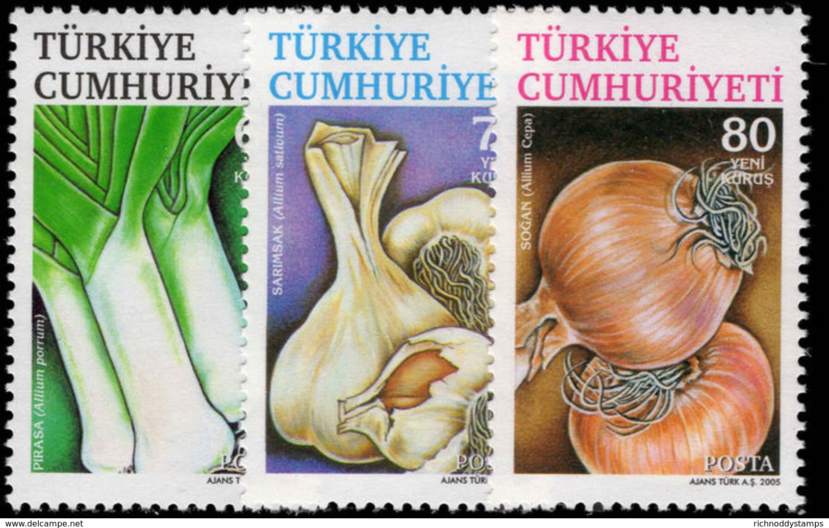 Turkey 2005 Medicinal Plants Unmounted Mint. - Unused Stamps