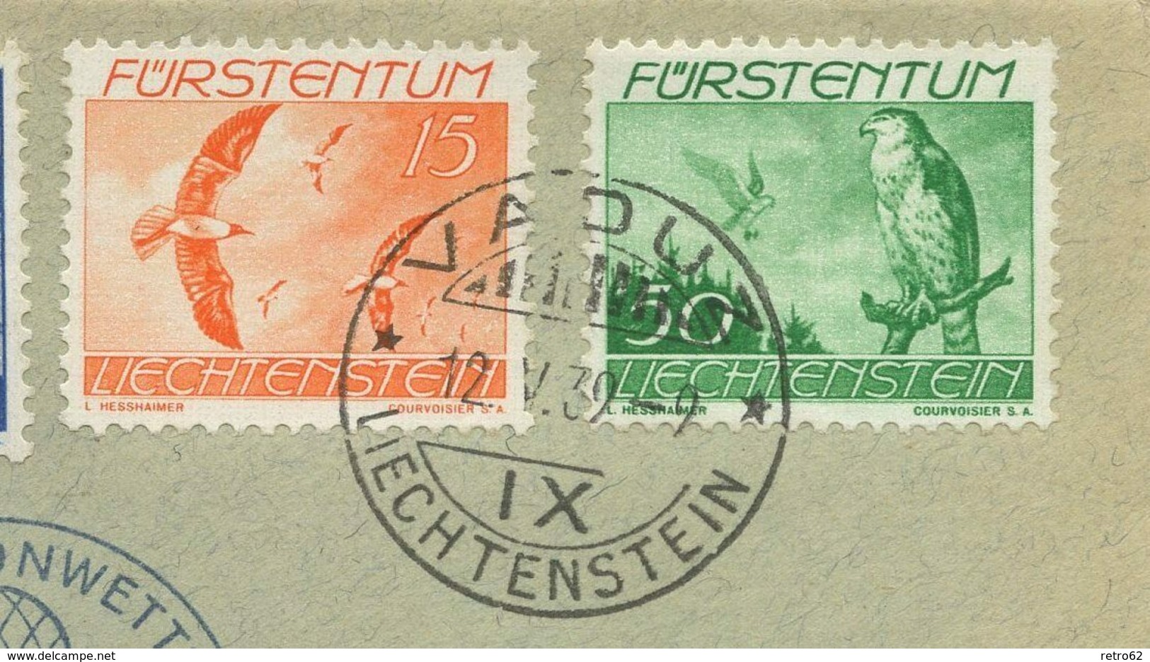 1939 Liechtenstein Ballonpost Eil Brief Vaduz Nach Bäretswil Zürich Schweiz  ►RAR◄ - Poste Aérienne