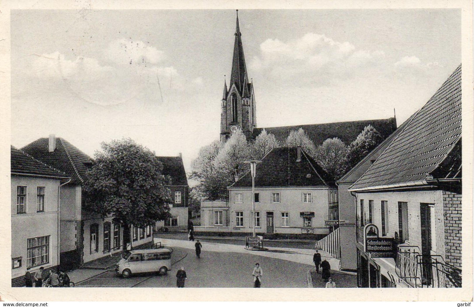 Deutschland - Harsewinkel - Markplatz - 1957 - Harsewinkel