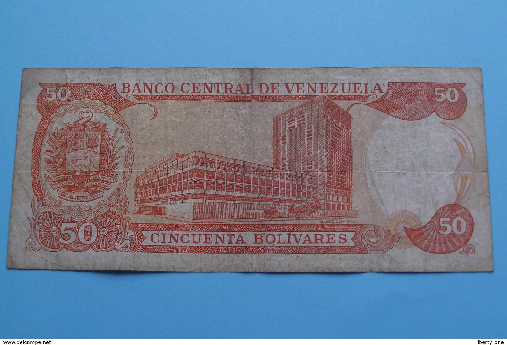 Cincuenta Bolivares > 50 ( U70045143 ) Febrero-5-1998 / Andrés Bello ( See/voir/zie Photo ) Venezuela ! - Iran