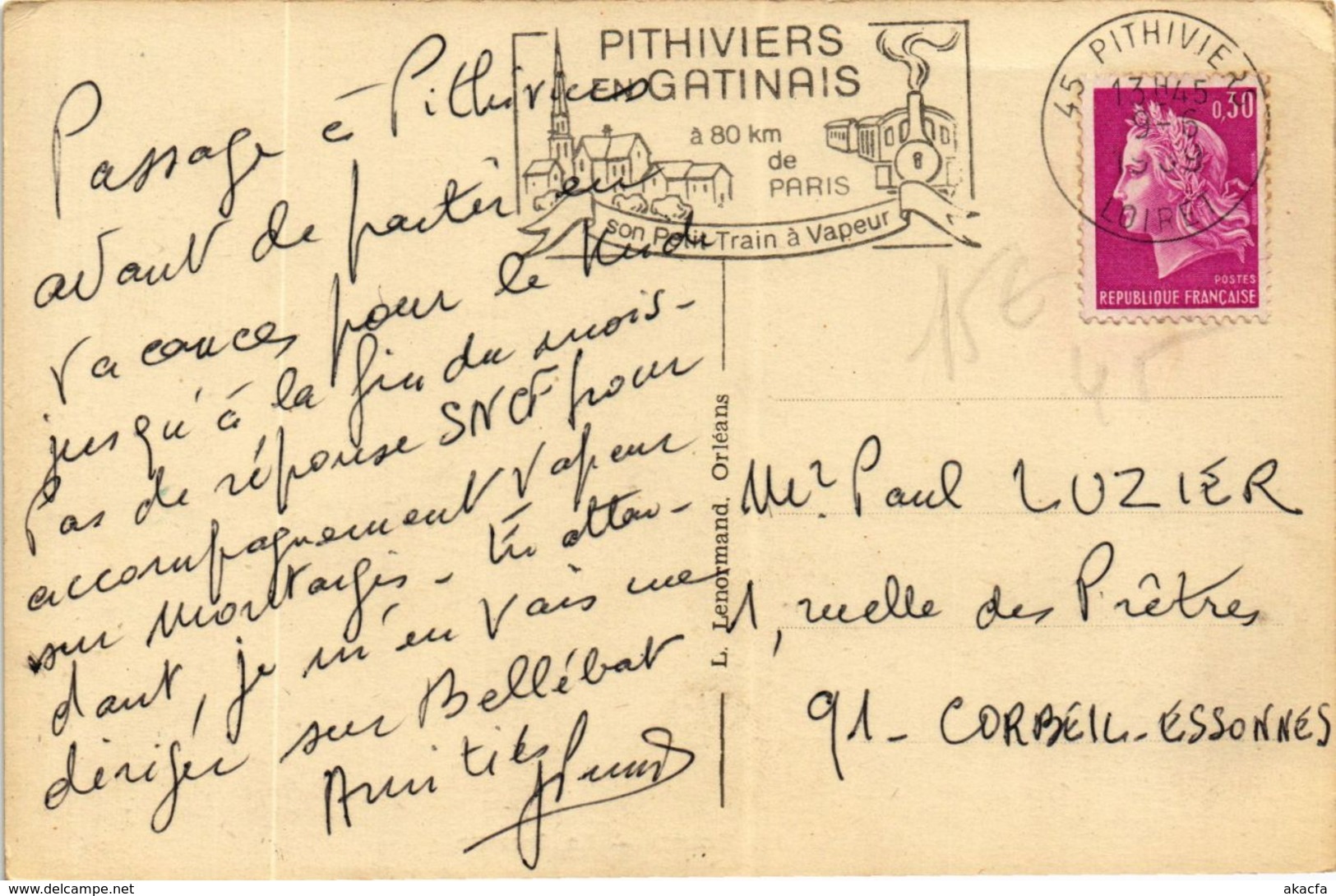 CPA PITHIVIERS La Sucrerie (864474) - Pithiviers