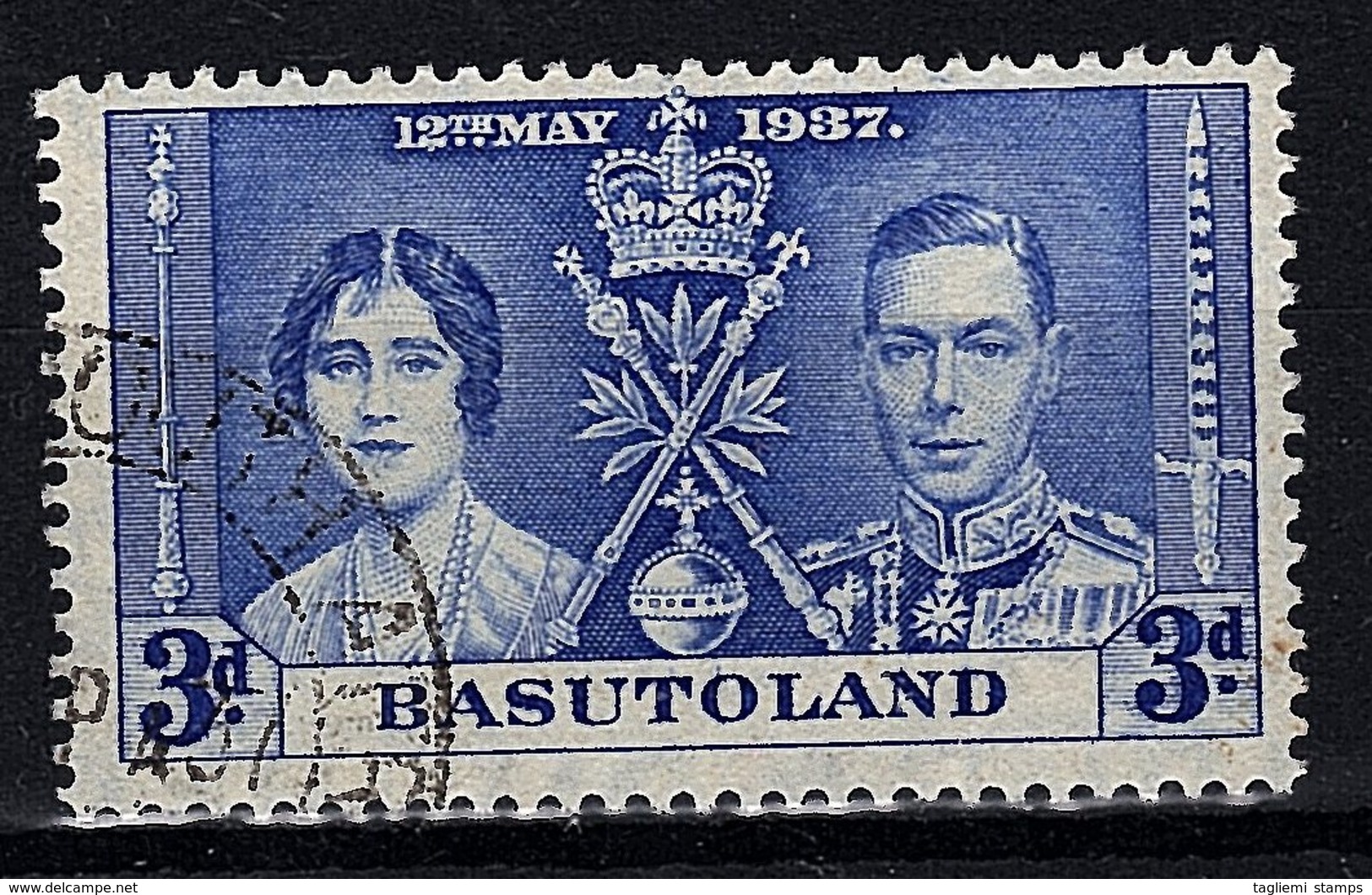 Basutoland, 1937, SG 17, Used - 1933-1964 Kronenkolonie