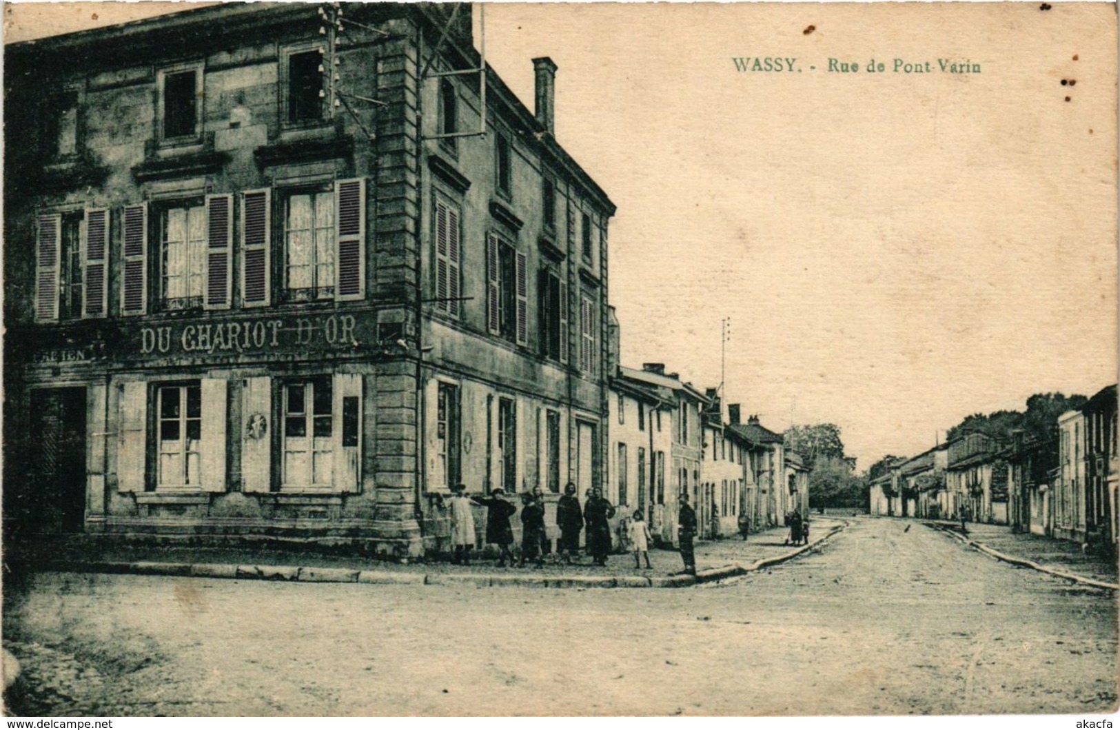 CPA WASSY Rue De Pont-Varin (864709) - Wassy