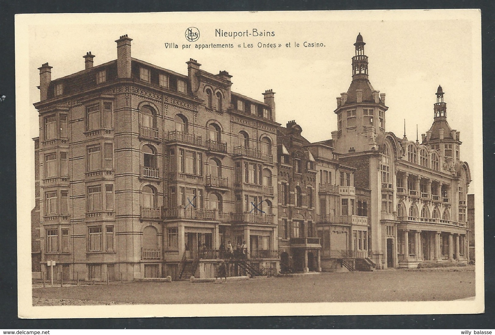 +++ CPA - NIEUPORT - NIEUWPOORT - Villa Par Appartements "Les Ondes" Et Le Casino - Nels  // - Nieuwpoort