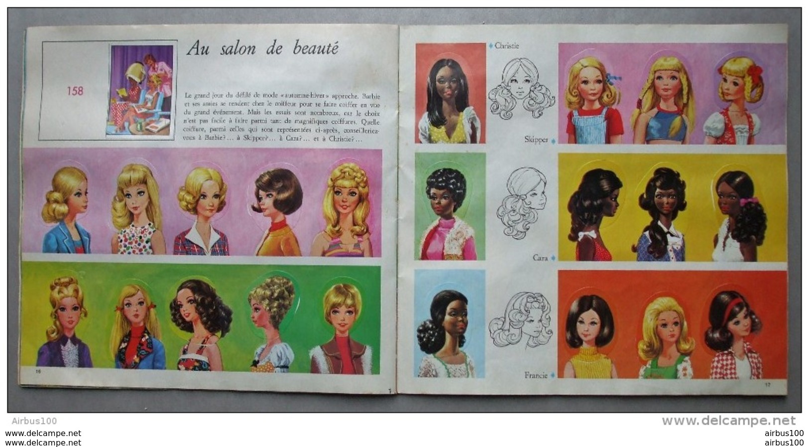 COLLECTEUR ADHÉSIFS STICKERS POUPÉE BARBIE 1976 - 28 PAGES PRESQUE COMPLET - TOUTES LES PAGES SCANNÉES