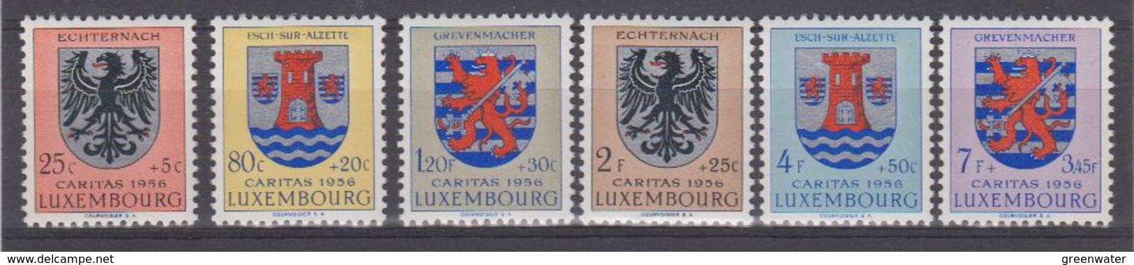 Luxemburg 1956 Caritas 6v ** Mnh (43484) - Ongebruikt