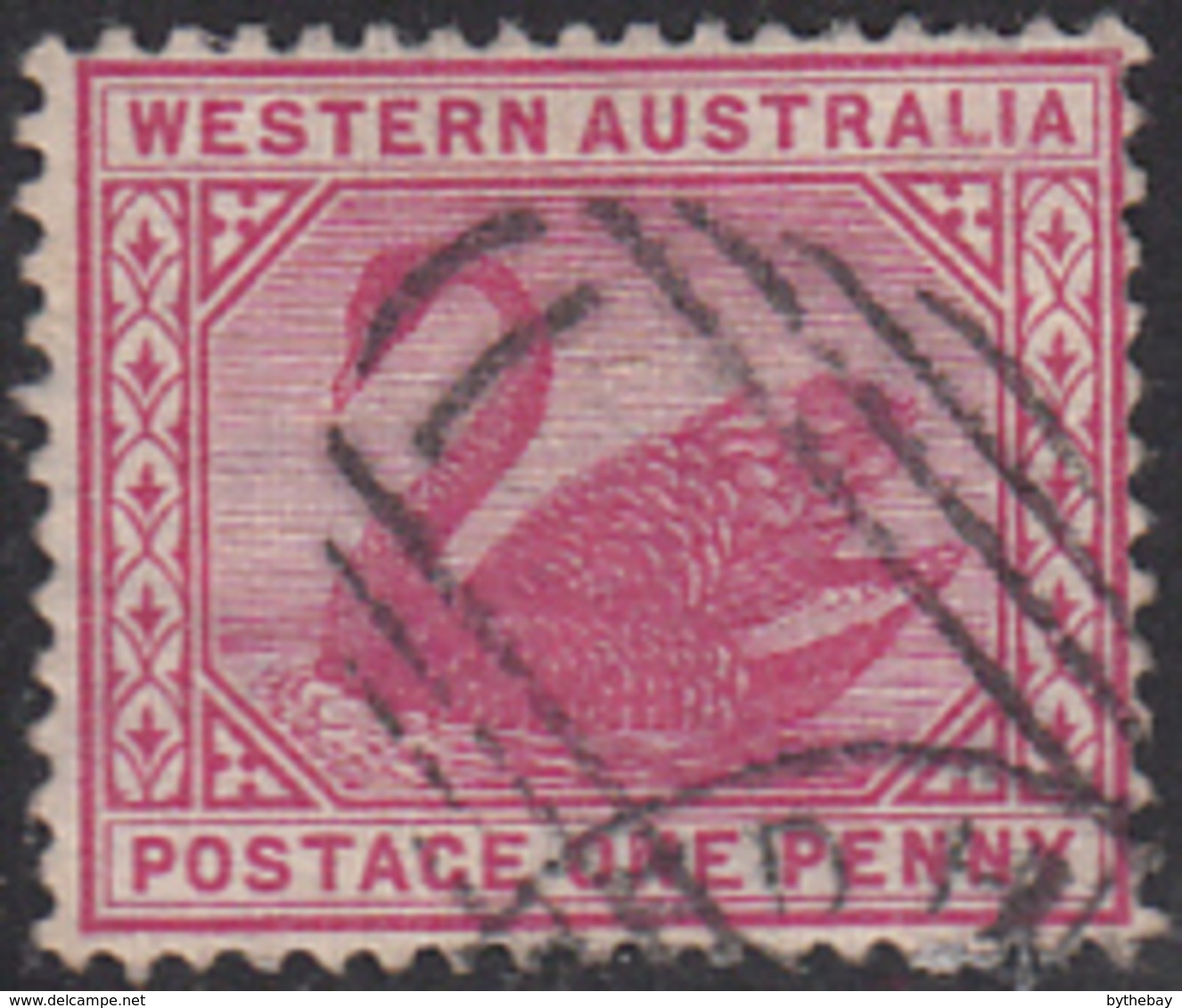 Western Australia 1890-93 Used Sc 62 1p Swan - Usados