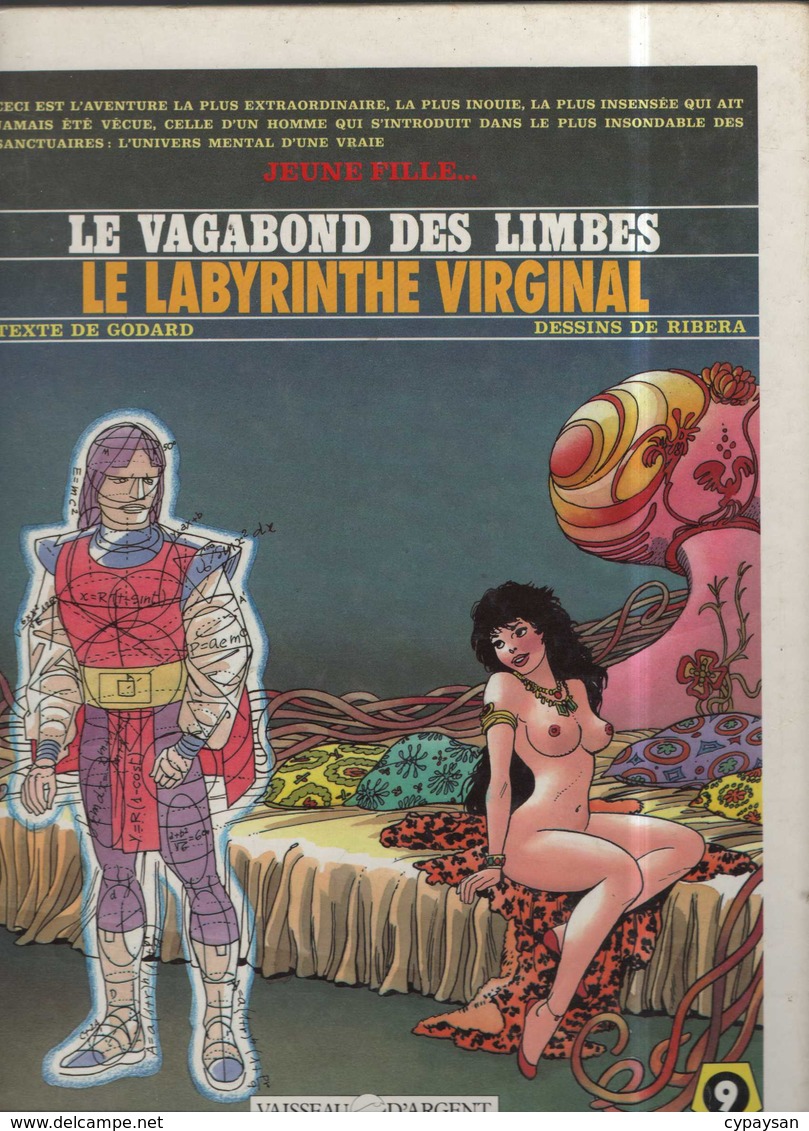 Vagabond Des Limbes T 09 Le Labyrinthe Virginal RE BE VAISSEAU ARGENT  04/91  UNIVERS DE LA GUILDE  Godard Ribera  (BI1) - Vagabond Des Limbes, Le