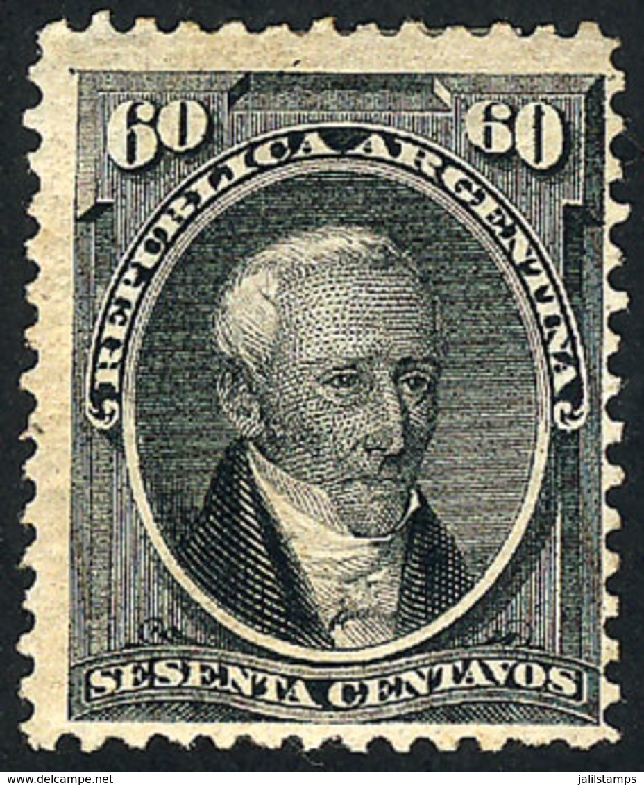 ARGENTINA: GJ.43, Posadas 60c. Lightly Disturbed Gum, Very Good Front! - Altri & Non Classificati