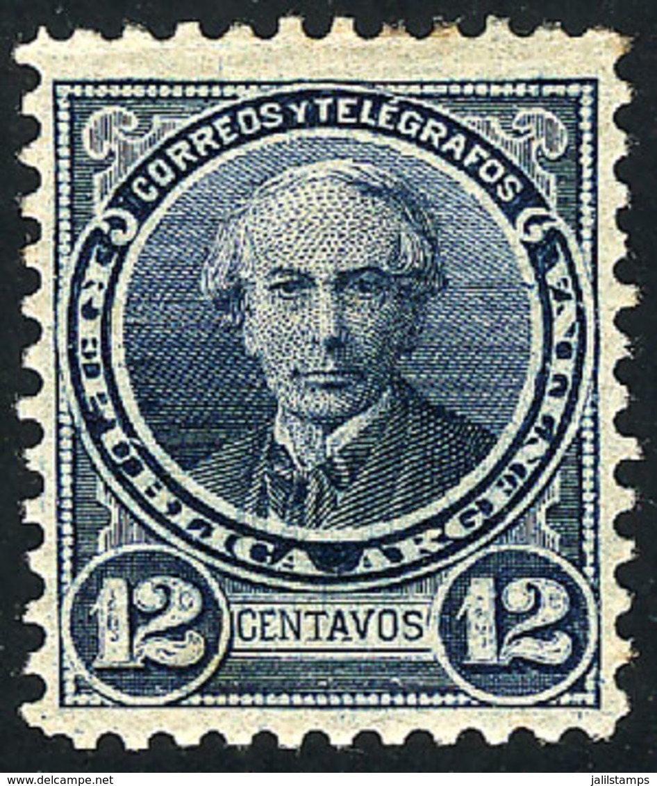 ARGENTINA: GJ.111, Sudamericana Issue, Alberdi 12c., VF Quality - Otros & Sin Clasificación