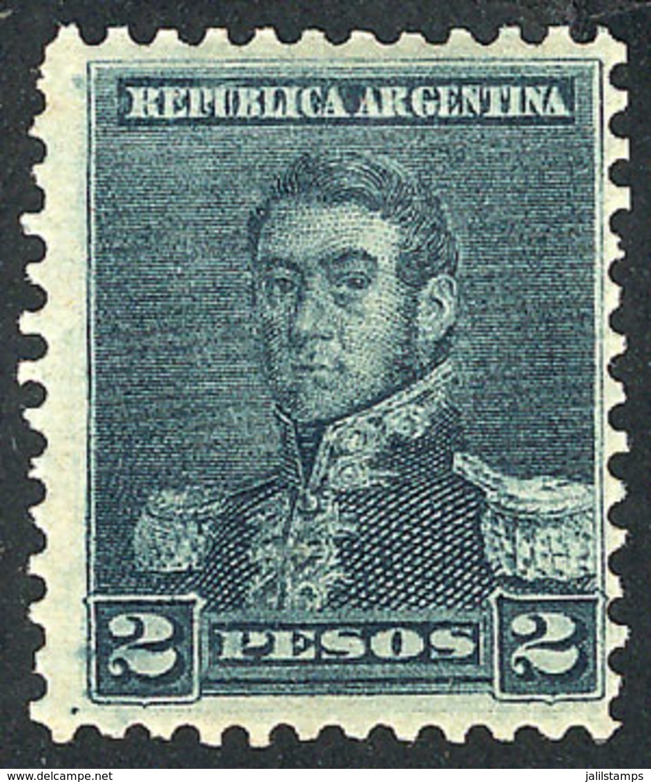 ARGENTINA: GJ.150, 2P. San Martín, Small Sun Wmk, Perf 11½, Very Nice - Otros & Sin Clasificación