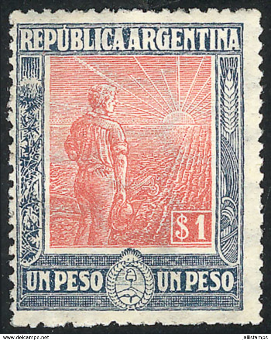 ARGENTINA: GJ.359, 1P. Plowman, MNH, VF Quality - Otros & Sin Clasificación