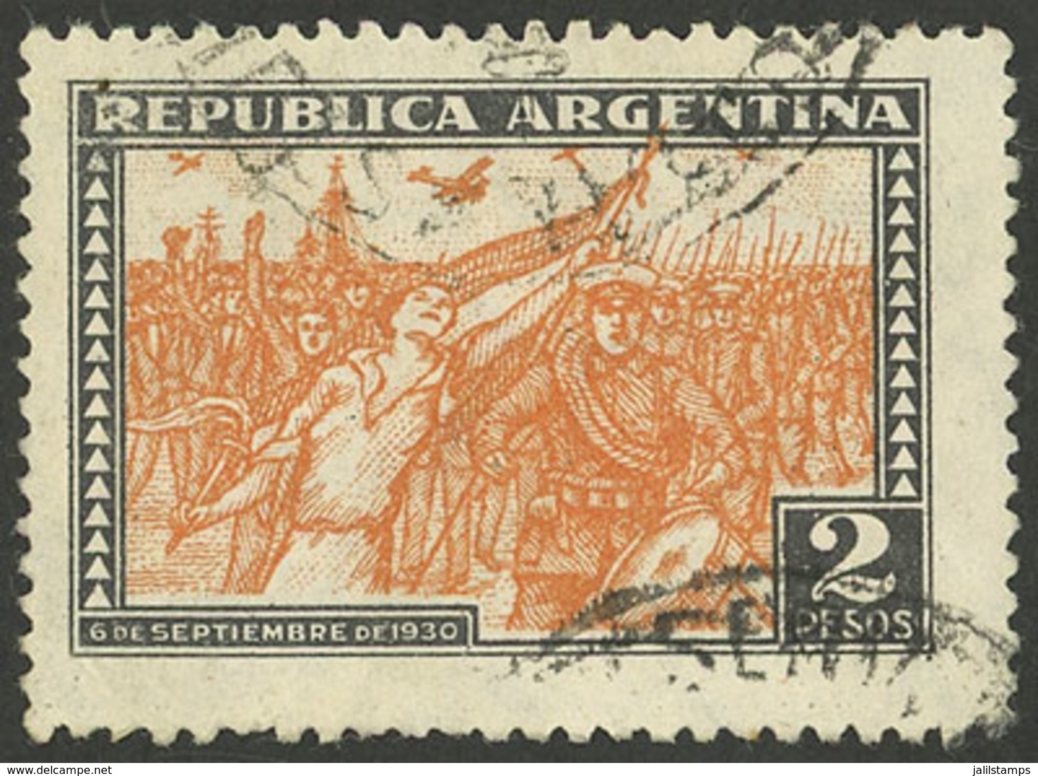 ARGENTINA: GJ.690, 2P. Revolution Of 6 September 1930, Used, VF Quality - Otros & Sin Clasificación