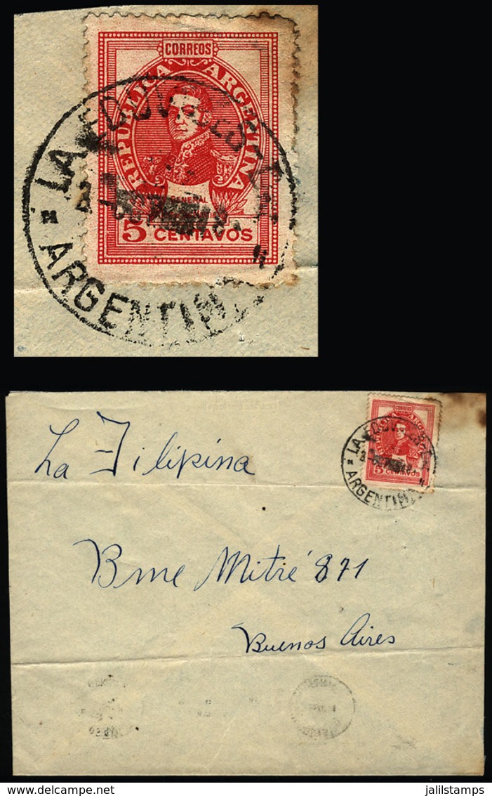 ARGENTINA: Cover Sent From "LA EDUVIJES" (Chaco) To Buenos Aires On 2/OC/1948, VF Quality" - Cartas & Documentos