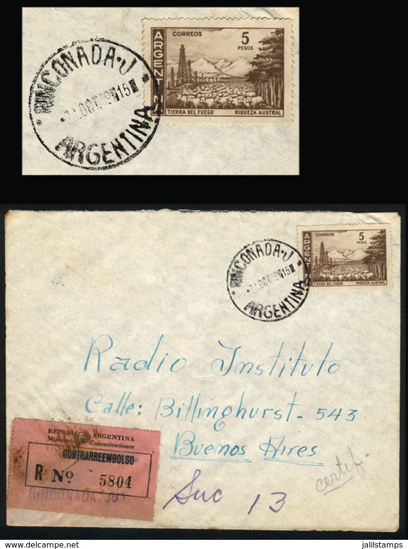 ARGENTINA: Registered Cover Sent From RINCONADA (Jujuy) To Buenos Aires In OC/1959 - Lettres & Documents