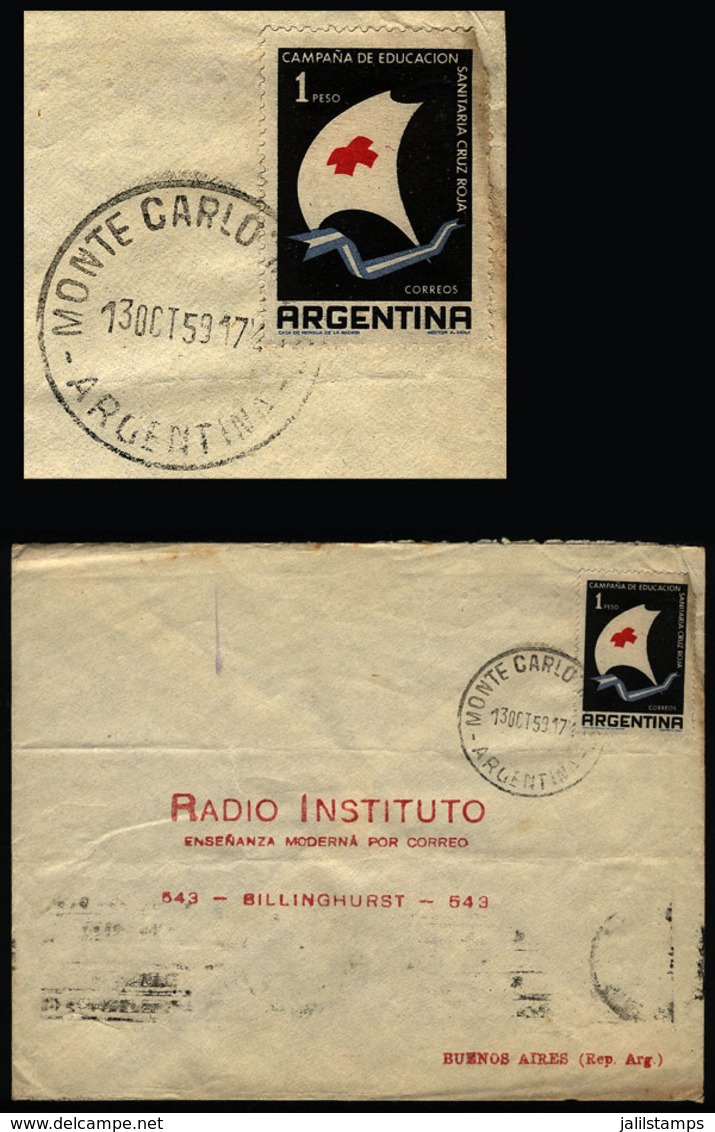 ARGENTINA: Cover Sent From MONTE CARLO (Misiones) To Buenos Aires On 13/OC/1959, VF Quality - Covers & Documents