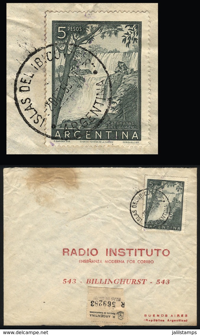 ARGENTINA: Registered Cover With Postmark Of "ISLAS DEL IBICUY" (Entre Rios) Sent To Buenos Aires On 20/OC/1959, Franked - Storia Postale