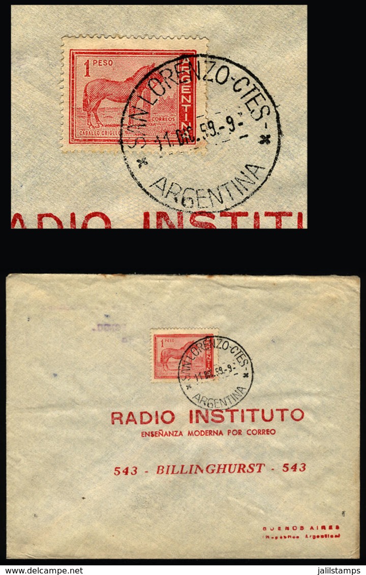 ARGENTINA: Cover Sent From "SAN LORENZO" (Corrientes) To Buenos Aires On 11/DE/1959, VF Quality" - Storia Postale