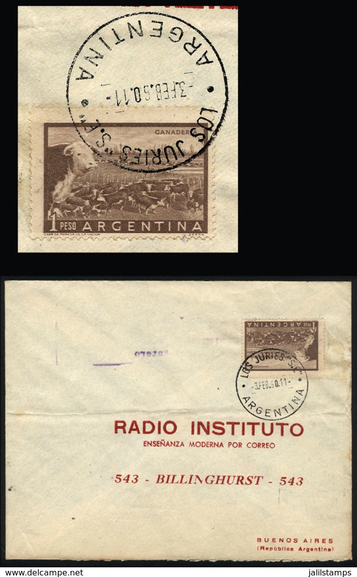 ARGENTINA: Cover Sent From LOS JURIES (Santiago Del Estero) To Buenos Aires On 3/FE/1960, VF Quality - Covers & Documents